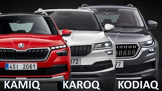 ŠKODA SUVs Comparison | Kamiq vs Karoq vs Kodiaq | See the differences