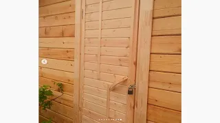 ✅ Wooden door from the remains of boards Diy