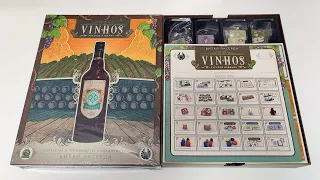 Распаковка настольной игры "Vinhos. Русское издание"