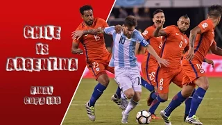 Chile 0 (4) - (2) 0 Argentina | Final Copa América Centenario