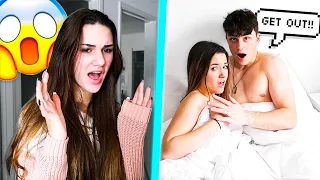 HER LITTLE SISTER WALKED IN ON US! *PRANK*