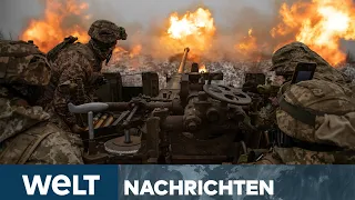 PUTINS KRIEG: Erbitterter Kampf um Donbass - Ukraine fordert mehr Hightech-Waffen | WELT Stream