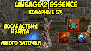 Коварные 5% в Lineage 2 Essence.