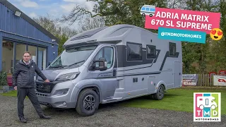 Adria Matrix 670 SL Supreme Motorhome Unveiling - Supreme Comfort on the Road! 🚐💫