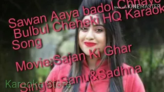 Sawan Aaya Badal Chhaye Karaoke|Sanu &Sadhna