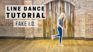 Fake ID **CORRECT** LINE DANCE TUTORIAL