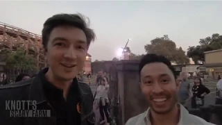 Ryan and Shane from Buzzfeed Unsolved visit Knott's Scary Farm 2018