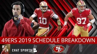 49ers Schedule Breakdown: 2019 NFL Schedule Predictions For The San Francisco 49ers