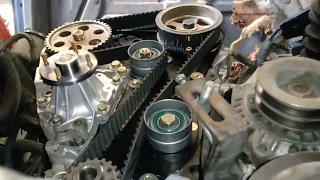 how to setting RD28 Engine Timing Mark Nissan patrol diesel