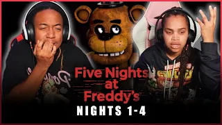 SOO CLOSE!!! | Five Nights at Freddy's Nights 1-4