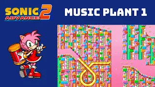 Sonic Advance 2 - Music Plant 1 (Amy) in 0:48:25