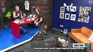 Adam Cole loses it in Pat Mcafee interview Real or Fake