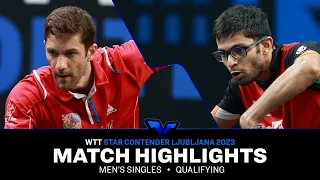 Manush Utpalbhai Shah vs Lubomir Jancarik | MS Qual | WTT Star Contender Ljubljana 2023