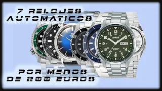 7 automatic watches for less than 200 euros (corrected)