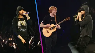 Eminem SURPRISES Ed Sheeran Fans With Performance in Detroit