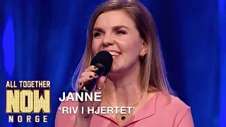 All Together Now Norge | Janne performs Riv I Hjertet by Sondre Justad | TVNorge