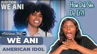 Wé Ani's Speaking Voice And Singing Voice Sound Like Two Different People - American Idol Reaction