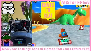 IMPOSSIBLE MiSTer FPGA N64 Core Progress Update! The Games You Can BEAT Today! Nintendo 64 FPGA