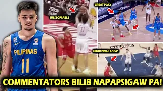 Commentators at Fans Napapasigaw! 7’3” Kai Sotto NBA Stroke ang tirada. Midrange at Fade Away lakas