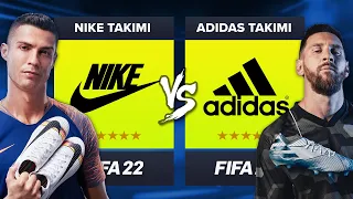 NIKE TAKIMI vs ADIDAS TAKIMI // FIFA 22 KARİYER MODU KAPIŞMA