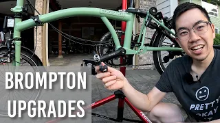 3 Easy Upgrades to my Brompton for a 300KM Bike Ride [Matcha Green C Line]