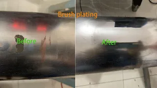 Hydraulic cylinder rebuild video for hydraulic cylinder repair by brush plating Cobalt