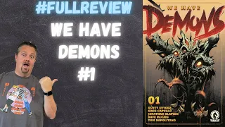 We Have Demons #1 Dark Horse Comics #FullReviewComic Book Review  Scott Snyder,Greg Capullo