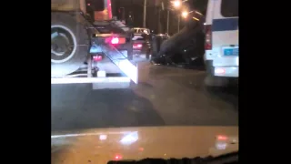 В Воронеже на улице Лебедева столкнулись пять машин
