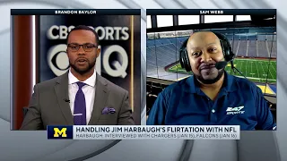 Will Michigan lose Jim Harbaugh to the NFL? - Sam Webb discusses on CBS Sports HQ