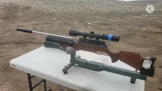 25cal slug testing from the hatsan nova. 25cal