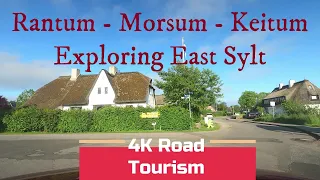 Driving Germany: Sansibar beach - Keitum - 4k scenic drive exploring the east part of Sylt island