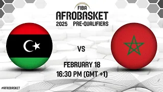 Libya v Morocco | Full Basketball Game | FIBA AfroBasket 2025 Pre-Qualifiers 2024