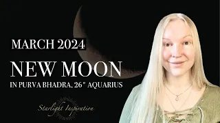 New Moon of Deep Purification! 🔥 Purva Bhadrapada Nakshatra, Aquarius | March 10, 2024 | Vedic Astro