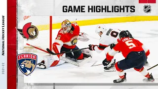 Senators @ Panthers 12/14/21 | NHL Highlights