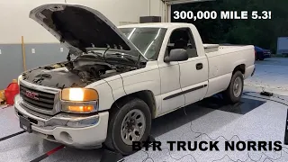 2006 Silverado with 300k miles, BTR Truck Norris, TSP headers to stock muffler, CAI, E85