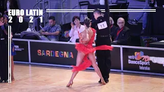 Marius-Andrei Balan - Khrystyna Moshenska, GER | 2021 WDSF European Ch. Latin | R1 PD