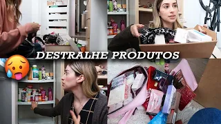 Destralhe final de ano dos meus produtos de cabelo, skin care e corpo | Carine Reis