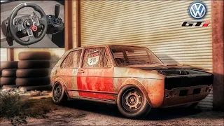 Rebuilding a Volkswagen GOLF GTI (MK1 - 1976) - NFS HEAT - LOGITECH G29 Gameplay.#tecnogamerz