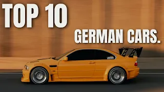 The 10 BEST German Cars.