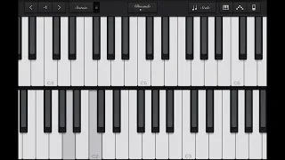 RUSH E (short) on GarageBand piano