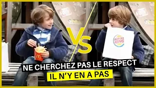 Une idée de MCDONALD'S qui clash BURGER KING