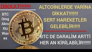 BTC DE DARALIM ARTTI HER AN KIRILABILIR.ALTCOINLERE YARIN DIKKAT! CRYPTOCURRENCY ALTCOIN BORSA ALSAT