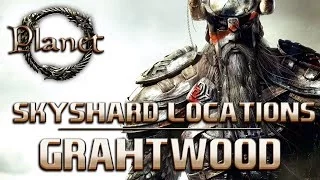 Elder Scrolls Online (ESO) - All Skyshard Locations Grahtwood (100% Map)
