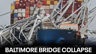 Baltimore bridge collapse: Recovery efforts underway for missing construction workers