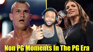 Top 10 Most Shocking Adult Moments In WWE. (PG ERA)