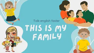 Kids vocabulary - Family - Learn Family Members in English & tree - Learn English educational video