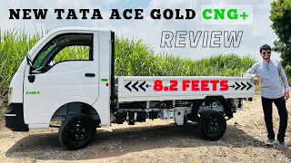 Tata Ace Gold CNG + Bs6- Phase 2 Review | New CNG Pickup Gaadi | Price | Mileage | New Payload