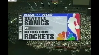 NBA On NBC - 1997 WCSF Deciding Game 7! Sonics @ Rockets