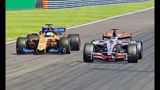 McLaren F1 2018 vs McLaren F1 2007 - Monza