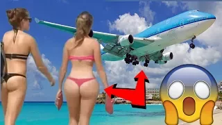 Giants of Aviation ✈ Biggest Airplanes in the World ✈ AirBus   Boeing 747✈ GIRLS BIKINI